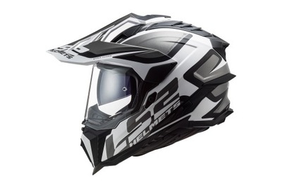 LS2 KASK MX701 EXPLORER ALTER M. BLACK WHITE XL
