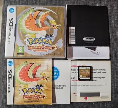 Pokemon Heart Gold HeartGold nintendo DS komplet ANG