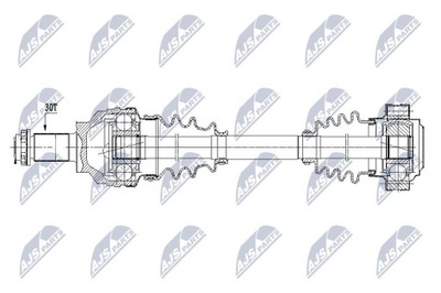 ПОЛУОСЬ ПРИВОДНАЯ BMW 5 E39 520I,523I,525I,528I,530I,