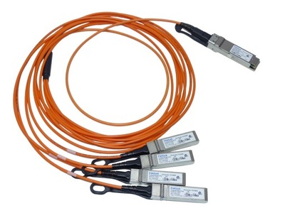 Kabel rozdzielacz AOC QSFP 40G to 4x SFP+ 10G 850nm 2m FINISAR QSFP-40G-SR4
