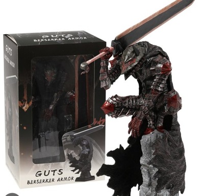 GUTS BLACK SWORDSMAN BERSERK ARMOR 21cm z PL