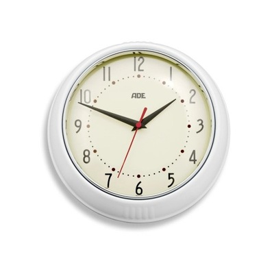 Zegar Ścienny metalowy 24 cm Retro ADE