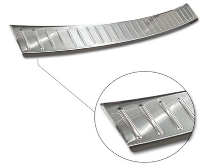 Mercedes c class w205 t-model молдинг стальной накладка na бампер задняя фото №1