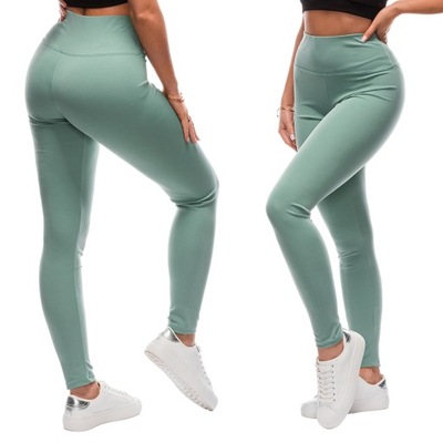 Spodnie damskie legginsy 217PLR zielone XL