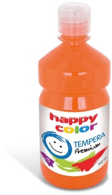 Farba w TUBIE Kolorowa FARBA DO MALUNKÓW tempera Premium 500ml pomarańczowa