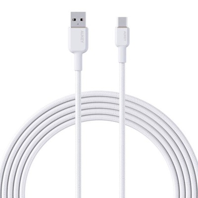 Kabel Aukey CB-NAC1 USB-A do USB-C 1m (biały)