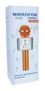 Mikrofon zabawkowy Złoty