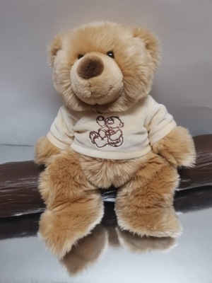 Keel Toys Bear cudny miś w bluzeczce maskotka misio 35cm
