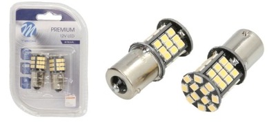 M-TECH ЛАМПОЧКА P21W LED (СВЕТОДИОД ) 48XSMD2835 БЕЛАЯ CANBUS