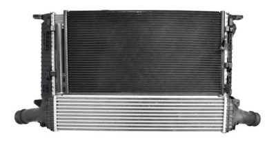 Комплект радиатор вентилятор porsche macan 3,0 tdi фото №1