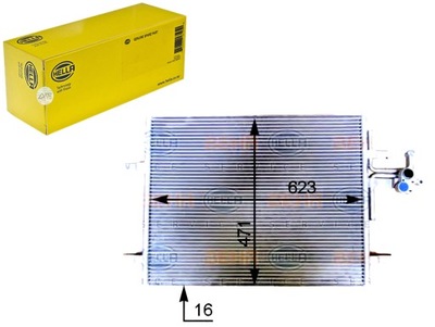 CONDENSATEUR RADIATEUR DU CLIMATISEUR [HELLA] - milautoparts-fr.ukrlive.com