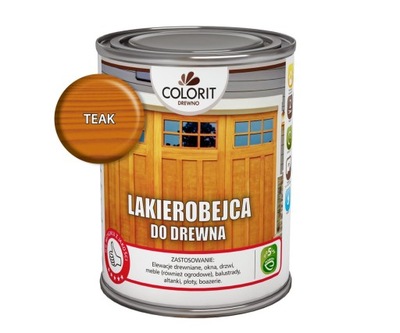 Lakierobejca do drewna Colorit 750ml - Teak