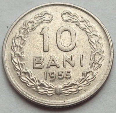 RUMUNIA - 10 bani - 1955