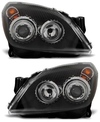 FARO FARO JUEGO TUNEADO BLACK NEGRAS DEPO OPEL ASTRA 3 3 H 2003-2012  