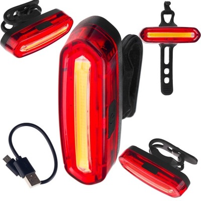 LAMPA PRZÓD /AKUMULATOR/ 100LM USB LED COB BC-FL5434