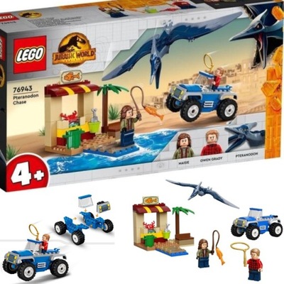 LEGO JURRASIC WORLD POŚCIG ZA PTERANODONEM JUNIOR KLOCKI LEGO