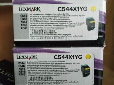 Toner Lexmark C544X1YG C544 C546 OKAZJA FV