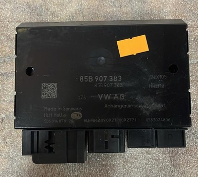 Модуль блок керування фаркоп audi 85b907383 фото №1