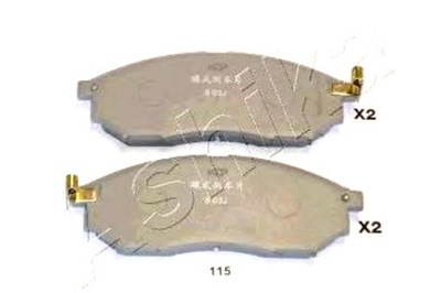 Ashika тормозные колодки тормозные infiniti ex 30d 2007- фото №1