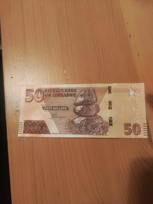 Zimbabwe - 50 Dolarów - 2020 - UNC