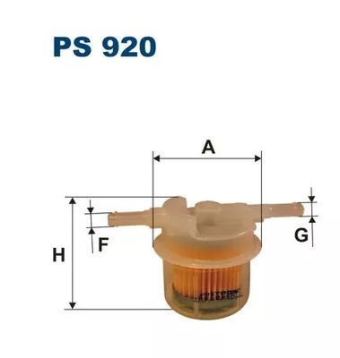 ФІЛЬТР ПАЛИВА PS920