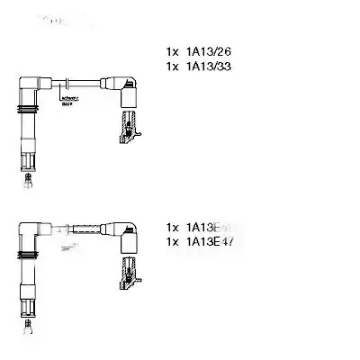 Набір трубопровід запалювання bremi 220k200 фото №1