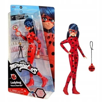 50000/00285 MIRACULOUS BIEDRONKA I CZARNY KOT Fashion LadyBug lalka