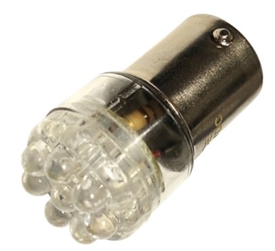 LED (СВІТЛОДІОД) R10W/R5W 24V BA15S 8XLED (СВІТЛОДІОД) - БІЛИЙ 