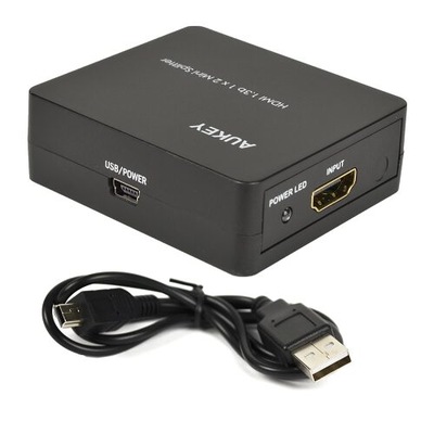 AUKEY HA-H01 1x2-Port HDMI 1.3b Mini Rozdzielacz