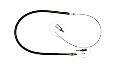 Трос тормоза ручного peugeot 1007 05-/citroen c3 фото №1