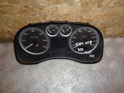 Приборы счетчик peugeot 307 2.0 hdi фото №1