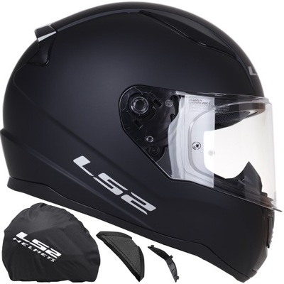 HELMET FOR MOTORCYCLE LS2 FF353 RAPID II BLACK MATTE INTEGRALNY ECE 22.06  