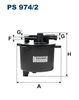 PS974/2 FILTER FUEL  