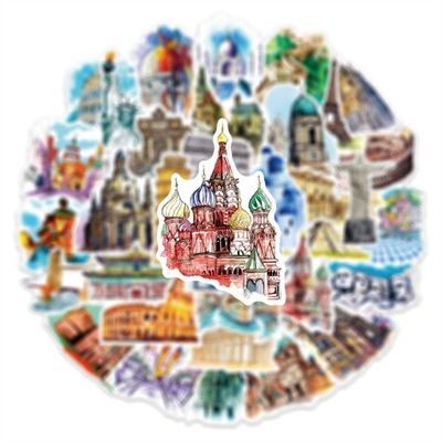 100 VIENETŲ CARTOON TRAVEL PERSONALITY CREATIVE LOK5193 