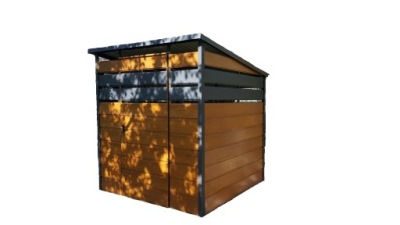 Wiata śmietnikowa 2m x 2m Nr 2