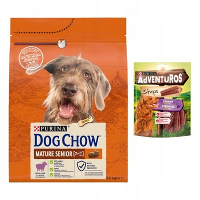 Purina DOG CHOW Mature jagnięcina 2,5 kg przysmak