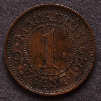 Mauritius - 1 cent 1949