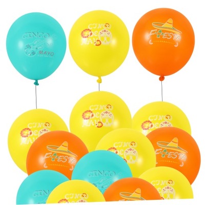 30 sztuk Fiesta Balony Lateksowe Kolorowe Balony