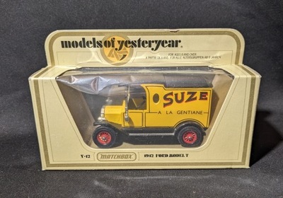 FORD MODEL T Y-12 (1912) MATCHBOX - MODELS OF YESTERYEAR-1978