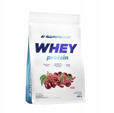 Allnutrition WHEY PROTEIN WPC odżywka białkowa 908g smak wiśniowy