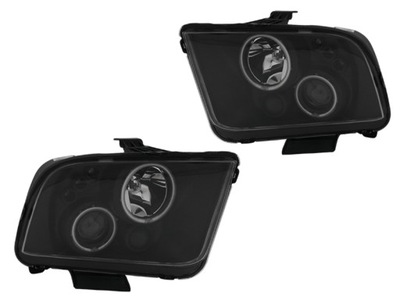 РЕФЛЕКТОРИ ФОНАРІ КОМПЛЕКТ RINGI LED (СВІТЛОДІОД) FORD MUSTANG 04-09