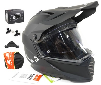 KASK LS2 MX436 PIONEER EVO MATT BLACK XXXL Cross