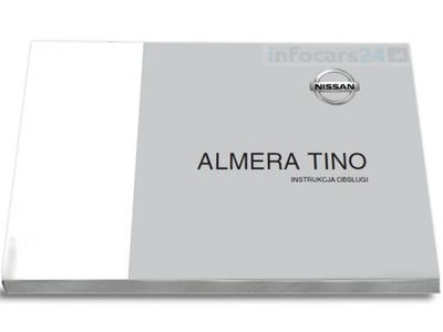 NISSAN ALMERA TINO 2000-06+RADIO MANUAL OBSLUG  