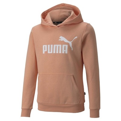 Dziecięca Bluza ESS LOGO HOODIE FL G PEACH PINK 11