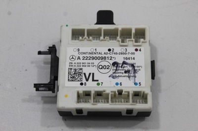 Mercedes s-klasa w222 модуль двері a2229009812 фото №1