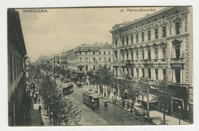 pocztówka Warszawa MARSZAŁKOWSKA Chlebowski Nr 4