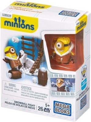 MEGA BLOKS KLOCKI MINIONKI Bitwa na śnieżki