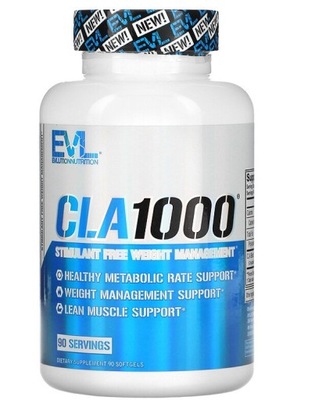 Evlution Nutrition CLA Kwas linolowy 1000mg 90kap