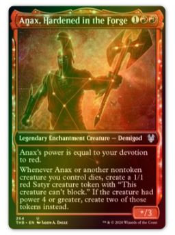 Anax, Hardened in the Forge FOIL Theros Beyond Death: Extras