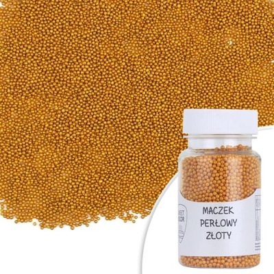 Posypka MACZEK ZŁOTY PERŁOWY Sweet Decor, 50 g